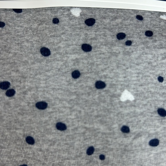 Splendid 2 Piece Pajama Set Loungewear gray pika heart  Joggers Crew. SZ XXL.NWT - Picture 5 of 8